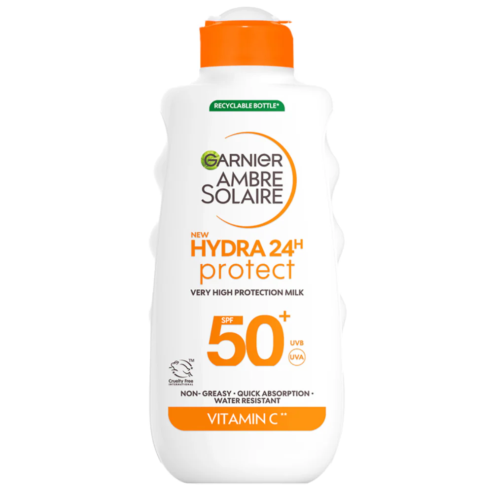 Garnier Ambre Solaire Hydra 24H Hydrating Protection Lotion Sunscreen SPF50+ 400ml
