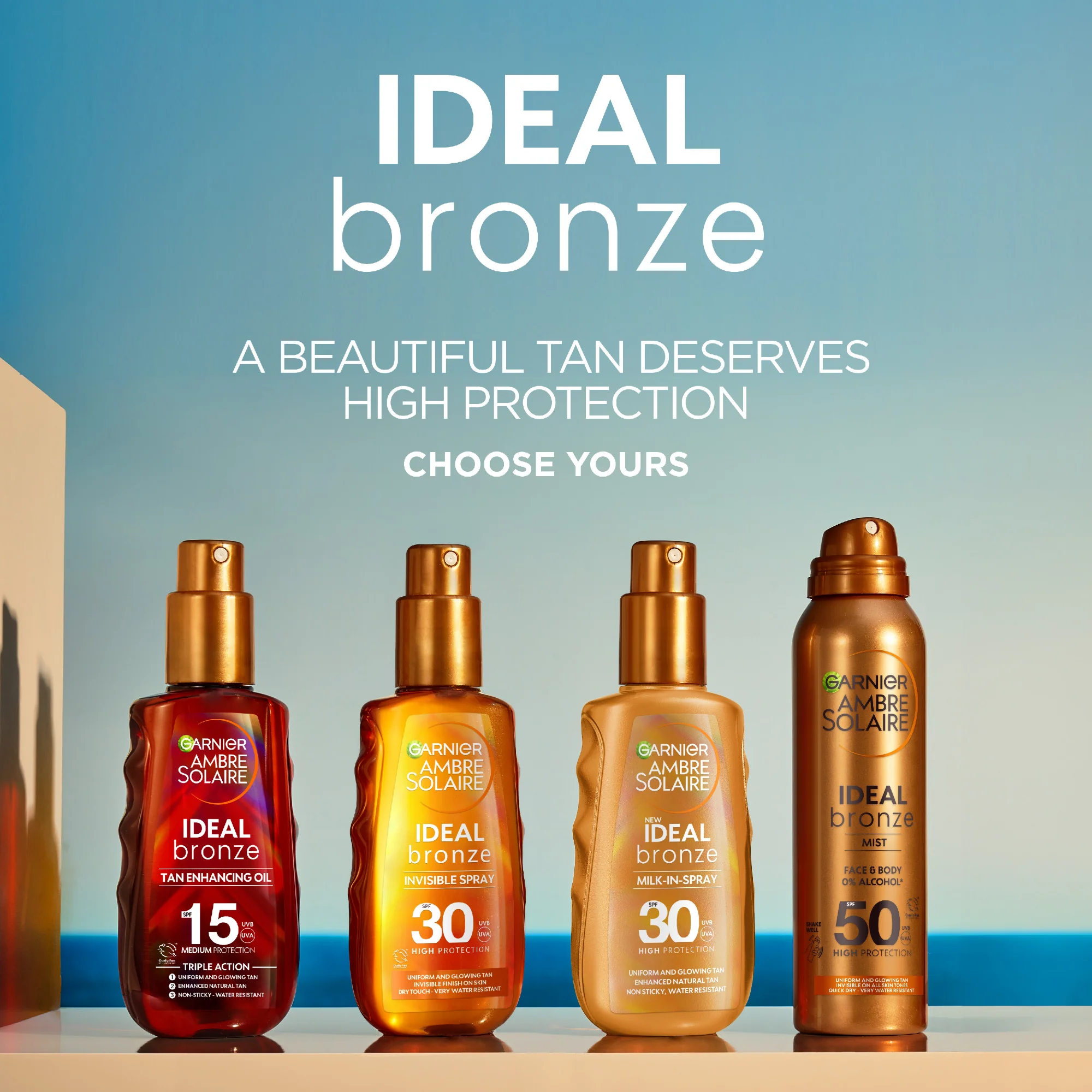 Garnier Ambre Solaire Ideal Bronze Tan Enhancing Protection Oil SPF30 150ml - Image 7