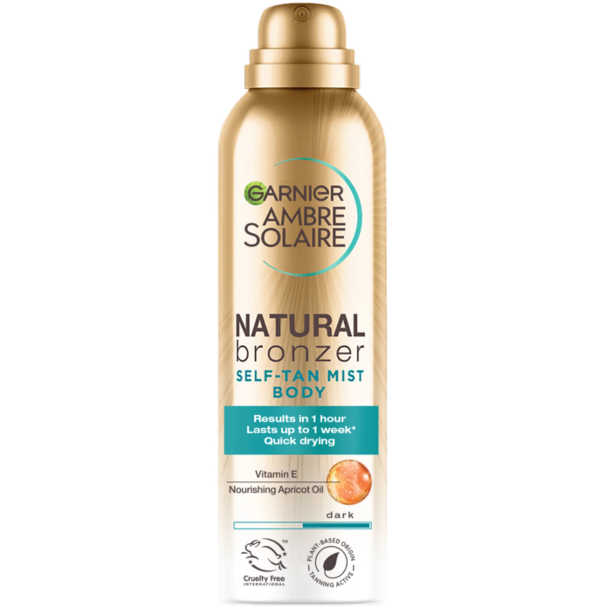 Garnier Ambre Solaire Natural Bronzer Self Tan Body Mist Dark 150ml