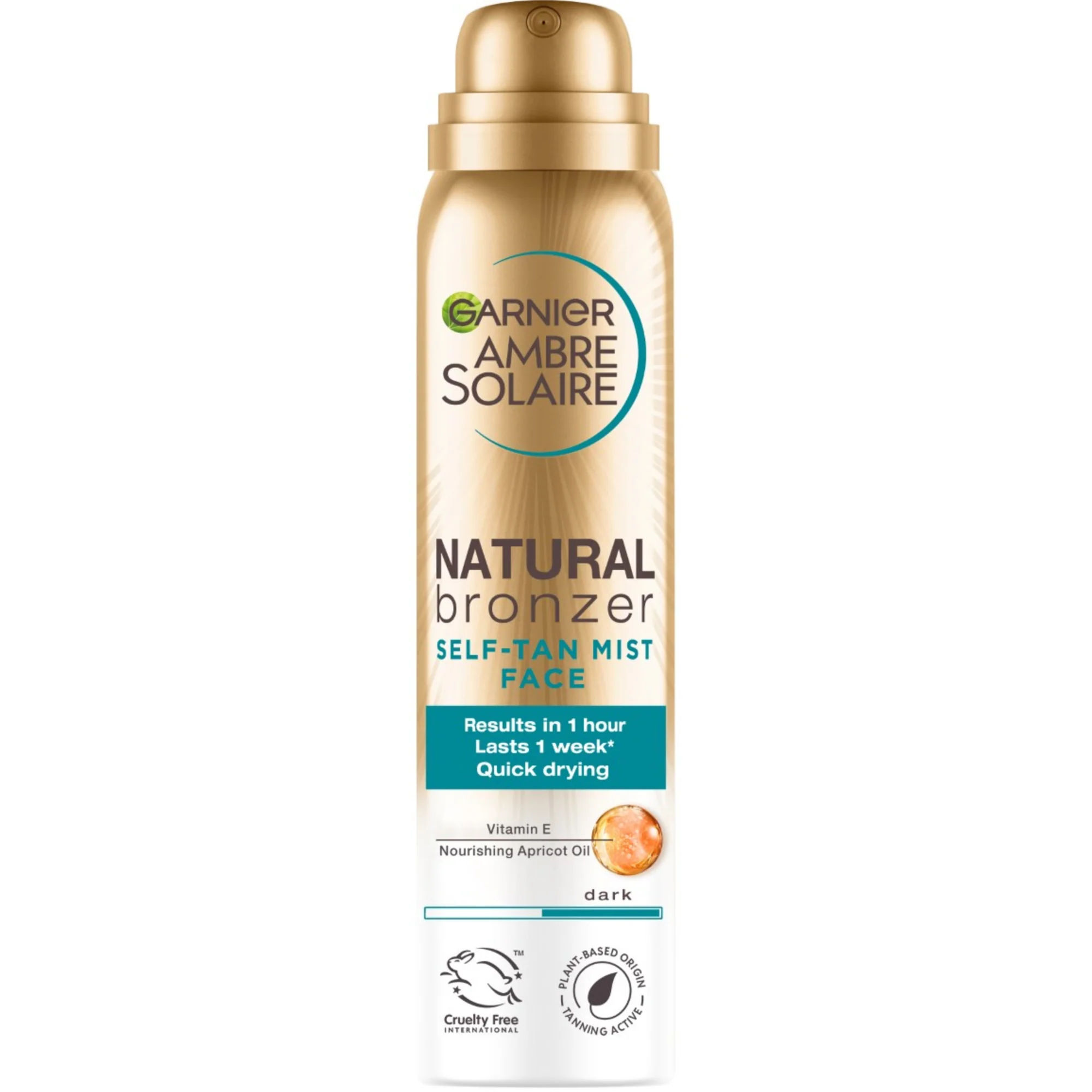 Garnier Ambre Solaire Natural Bronzer Self Tan Face Mist Dark 75ml