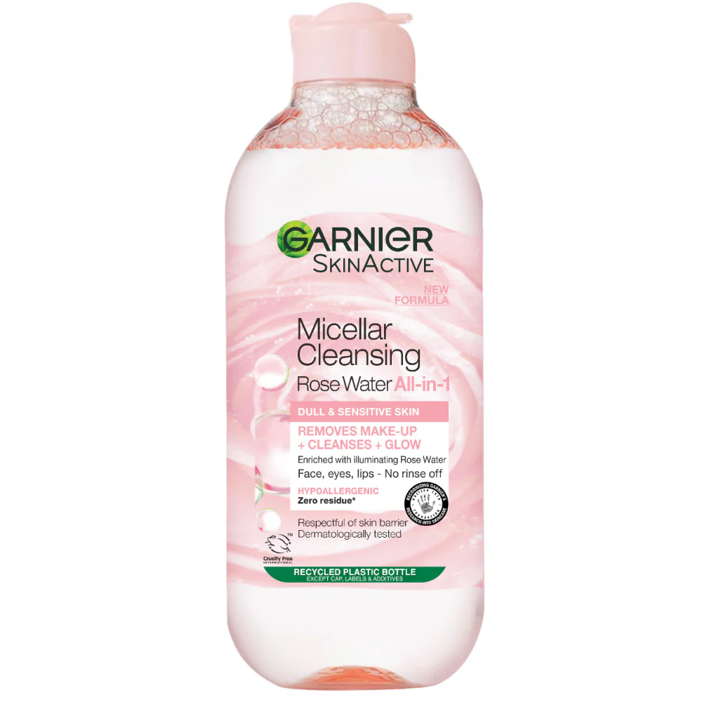 Garnier Skin Active All-In-One Micellar Cleansing Rose Water 400ml