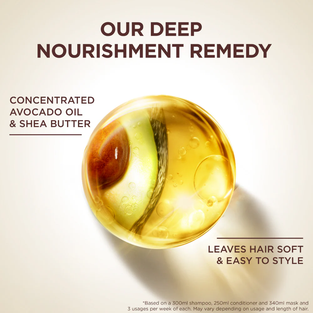 Garnier Ultimate Blends Avocado Oil & Shea Butter Deep Nourishment Conditioner 250ml - Image 3