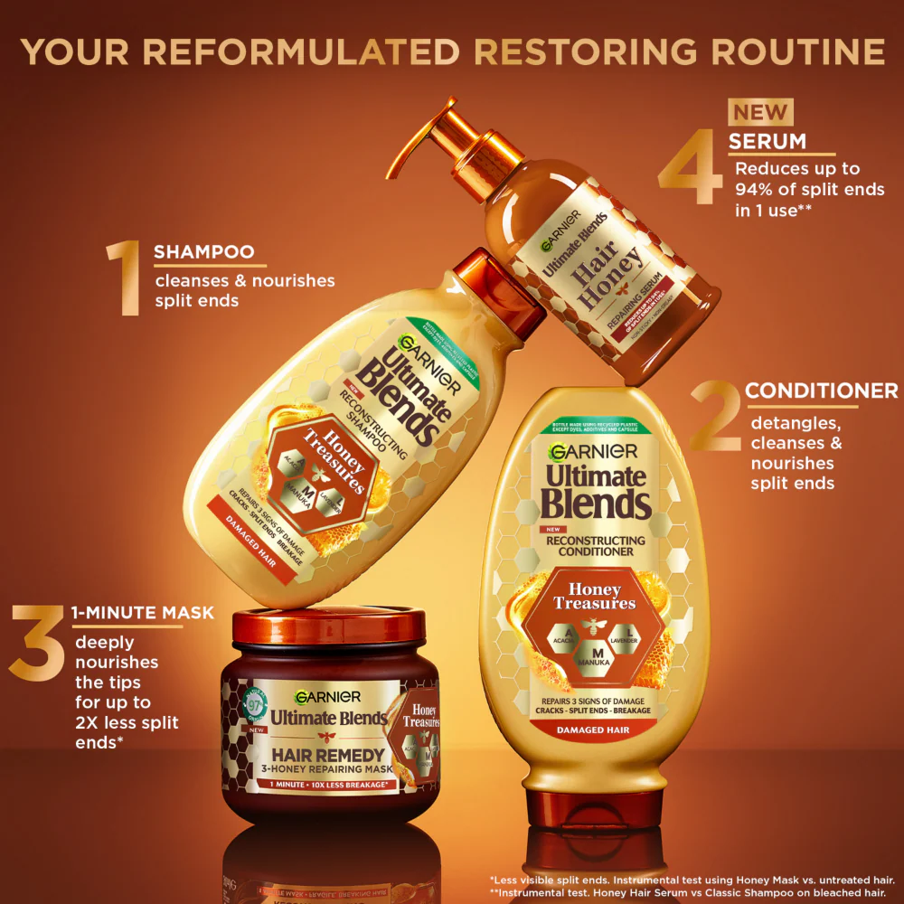 Garnier Ultimate Blends Hair Honey Repairing Serum 115ml - Image 5
