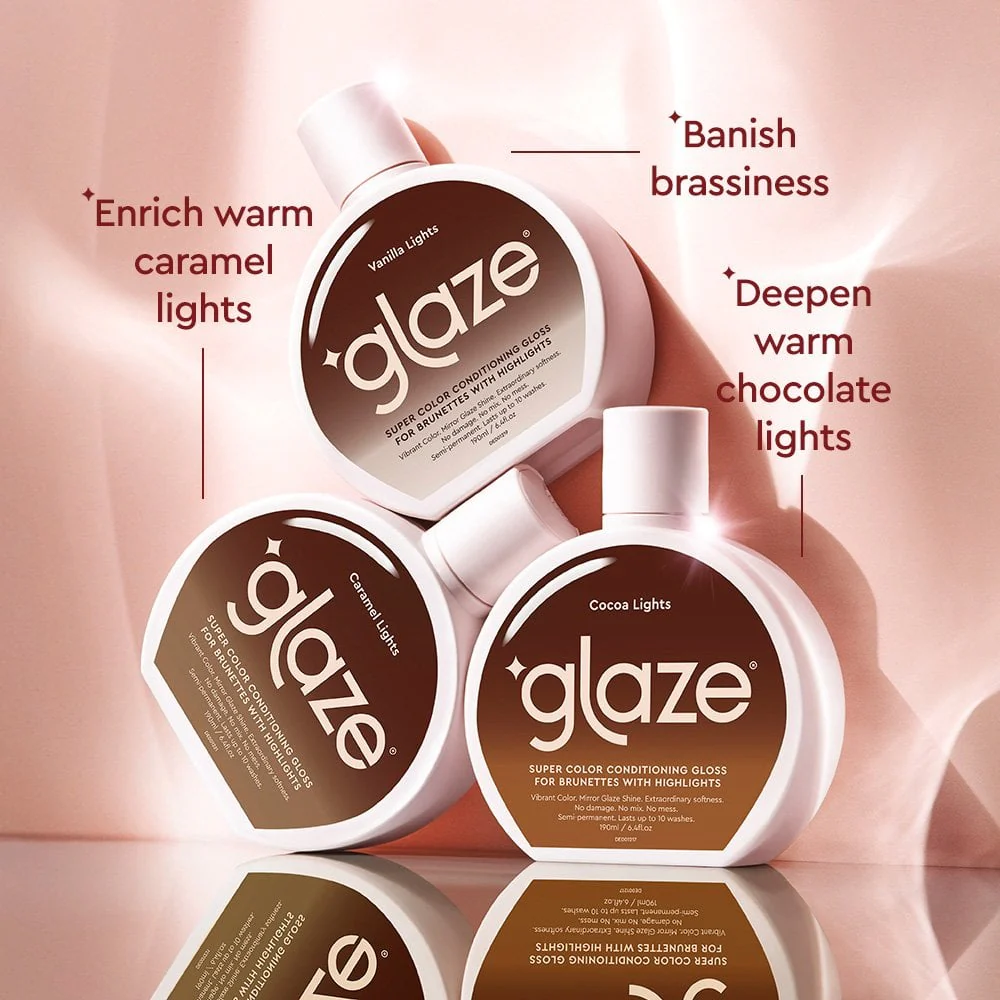 Glaze Super Gloss Caramel Lights 190ml - Image 3