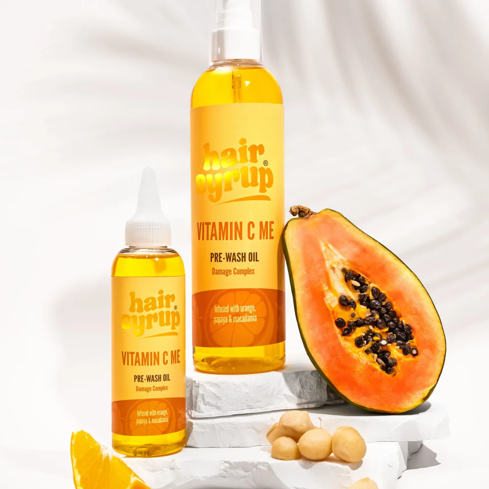 Hair Syrup Rapunzel Pre-Wash Oil Treatment & Vitamin C Me Pre-Wash Oil Treatment Twin 2 x 100ml - Image 6