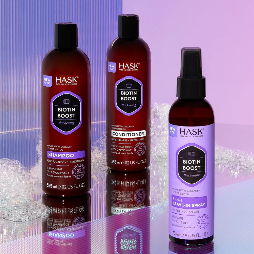 Hask Biotin Boost Thickening Shampoo 355ml - Image 7
