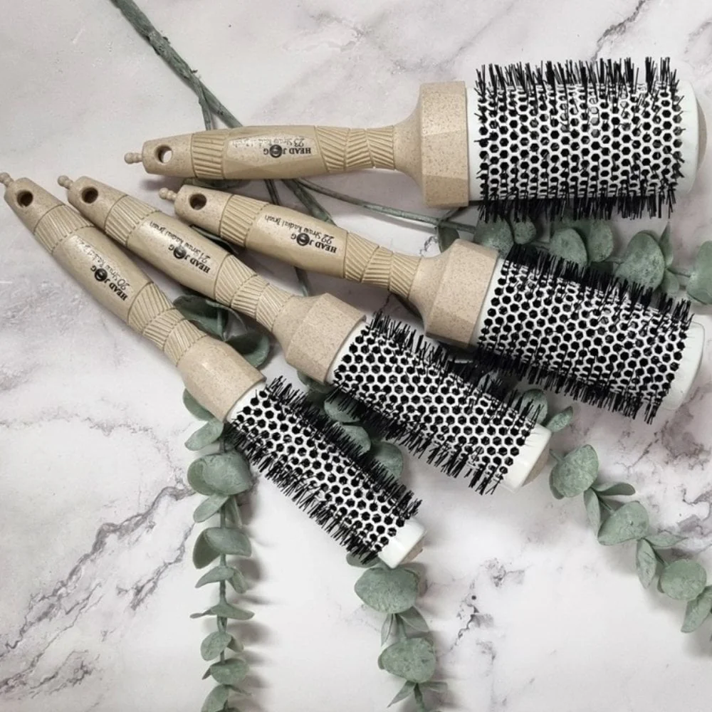 Head Jog 4 Piece Straw Radial Brush Set - Image 3