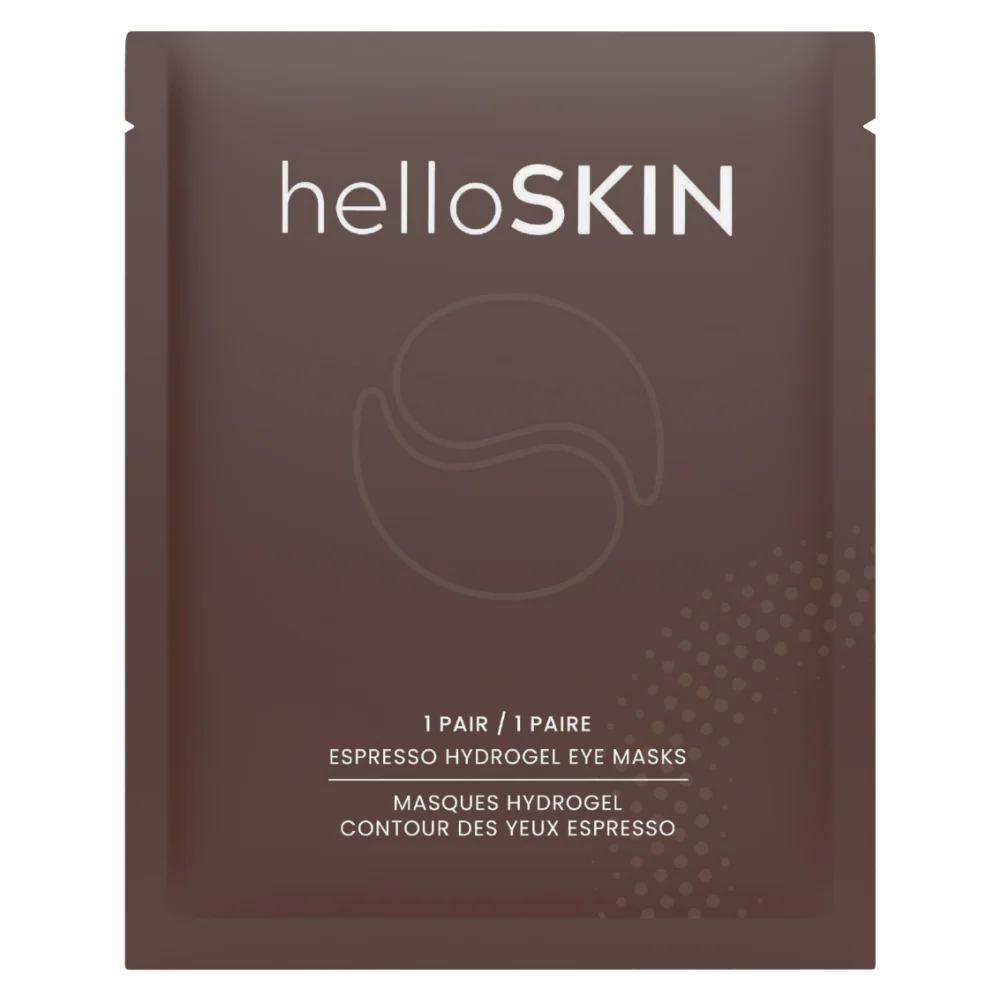 helloSKIN Espresso Hydrogel Eye Masks 1 Pair