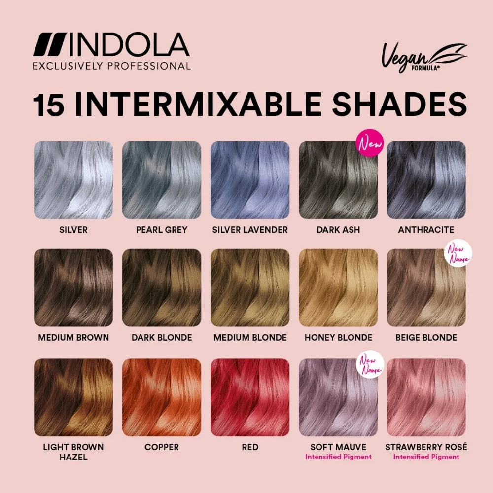 Indola Colour Style Mousse Soft Mauve 200ml - Image 5