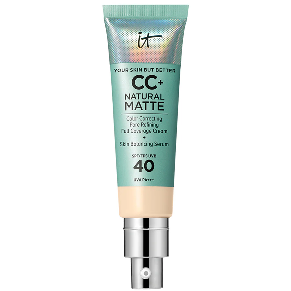 IT Cosmetics Your Skin But Better CC+ Natural Matte Colour Correcting Full Coverage Cream SPF40 32ml - Image 15