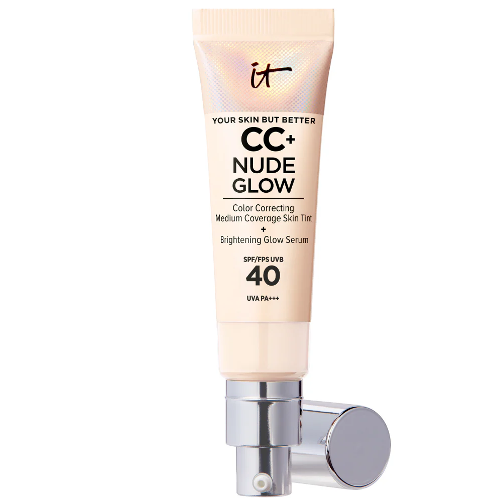 IT Cosmetics Your Skin But Better CC+ Nude Glow Colour Correcting Medium Coverage Glow Serum SPF40 32ml - Image 5