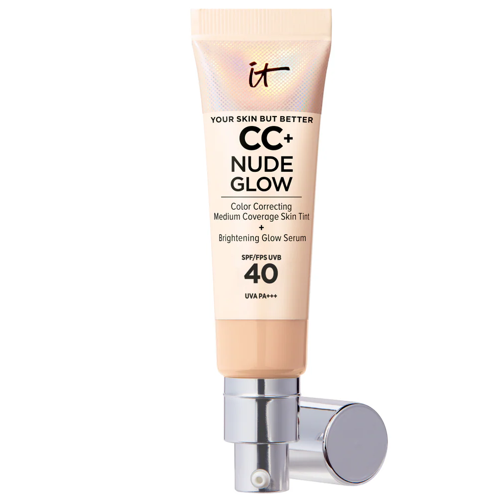 IT Cosmetics Your Skin But Better CC+ Nude Glow Colour Correcting Medium Coverage Glow Serum SPF40 32ml - Image 7