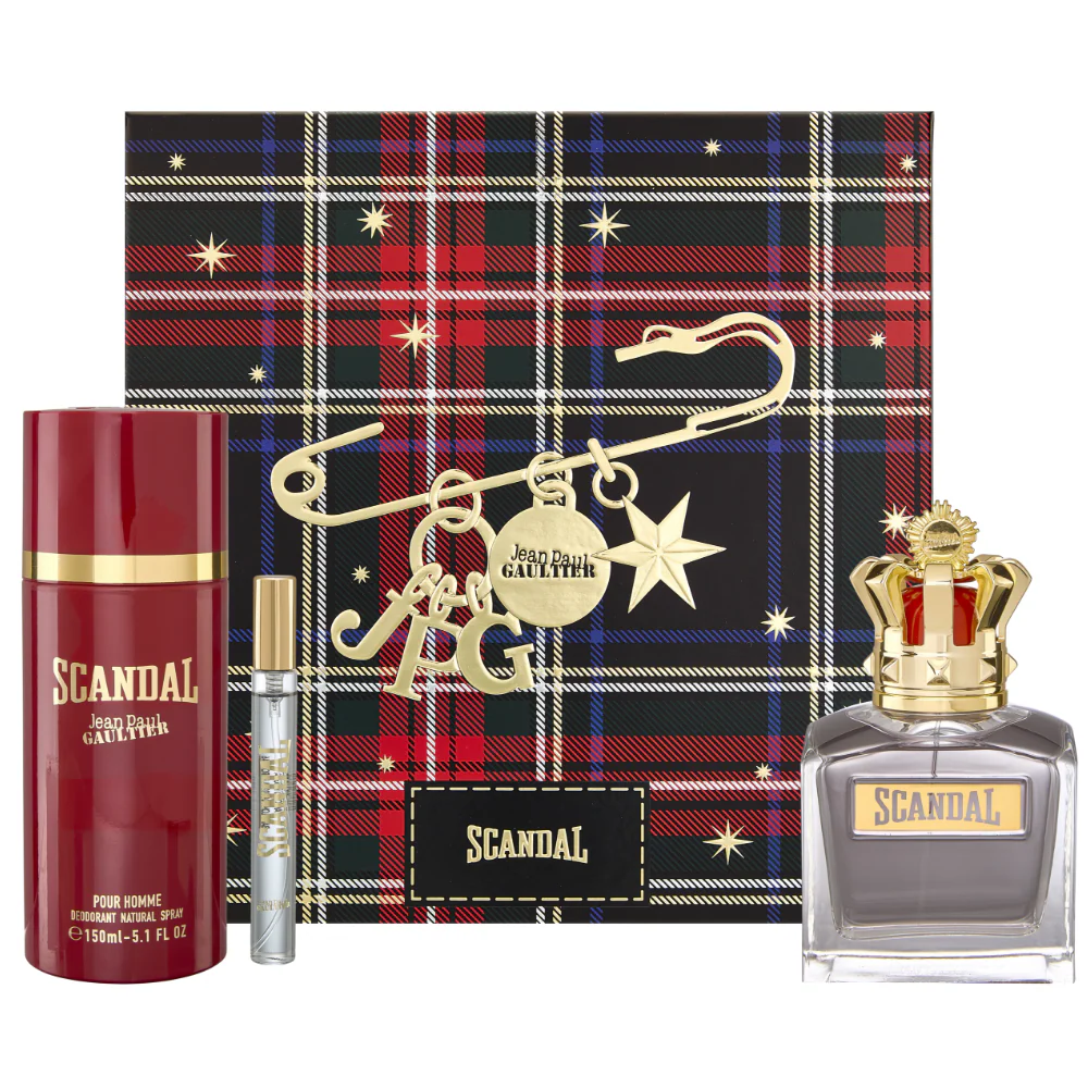 Jean Paul Gaultier Scandal Pour Homme Eau De Toilette Gift Set 100ml