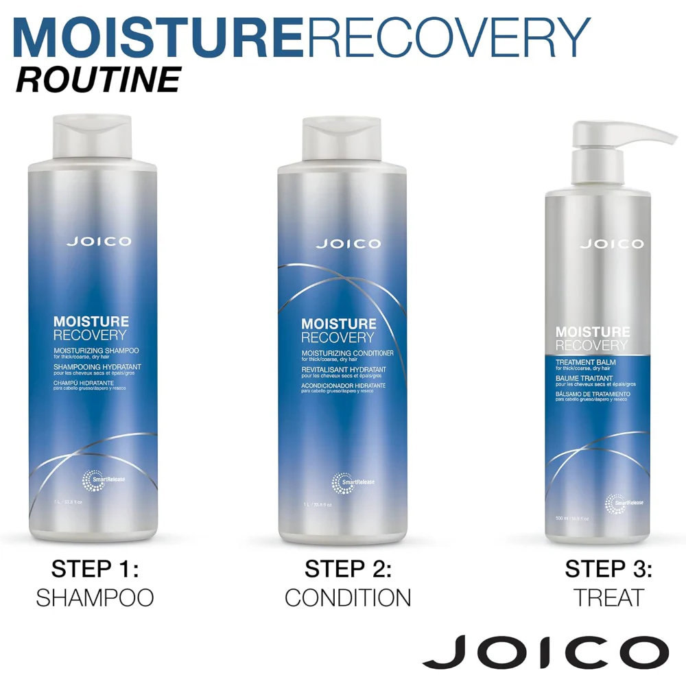 Joico Moisture Recovery Moisturising Shampoo 1000ml - Image 4