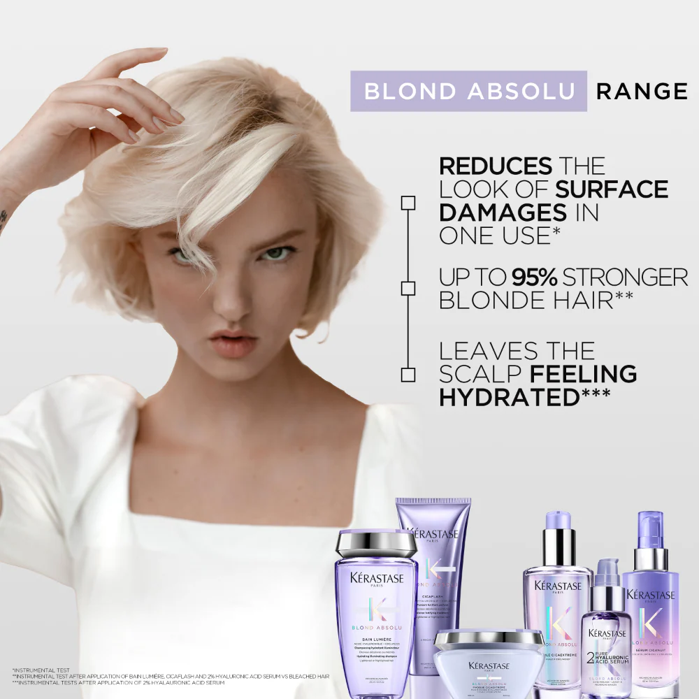 Kérastase Blond Absolu Bain Lumiere Hydrating Illuminating Shampoo Refillable Bottle 500ml - Image 6