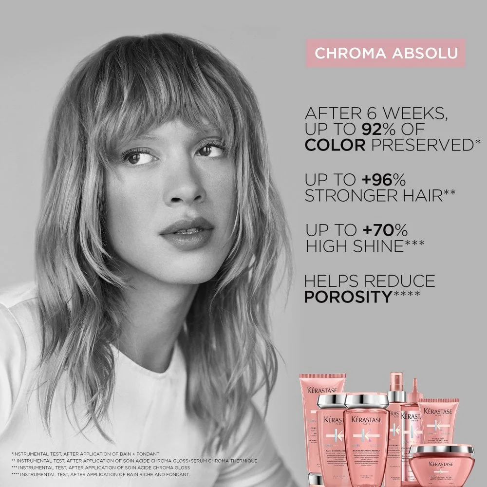 Kérastase Chroma Absolu Bain Riche Chroma Respect Protective Shampoo 250ml - Image 6