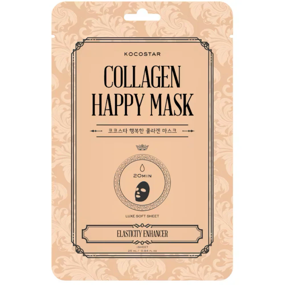 KOCOSTAR Collagen Happy Sheet Mask 25ml
