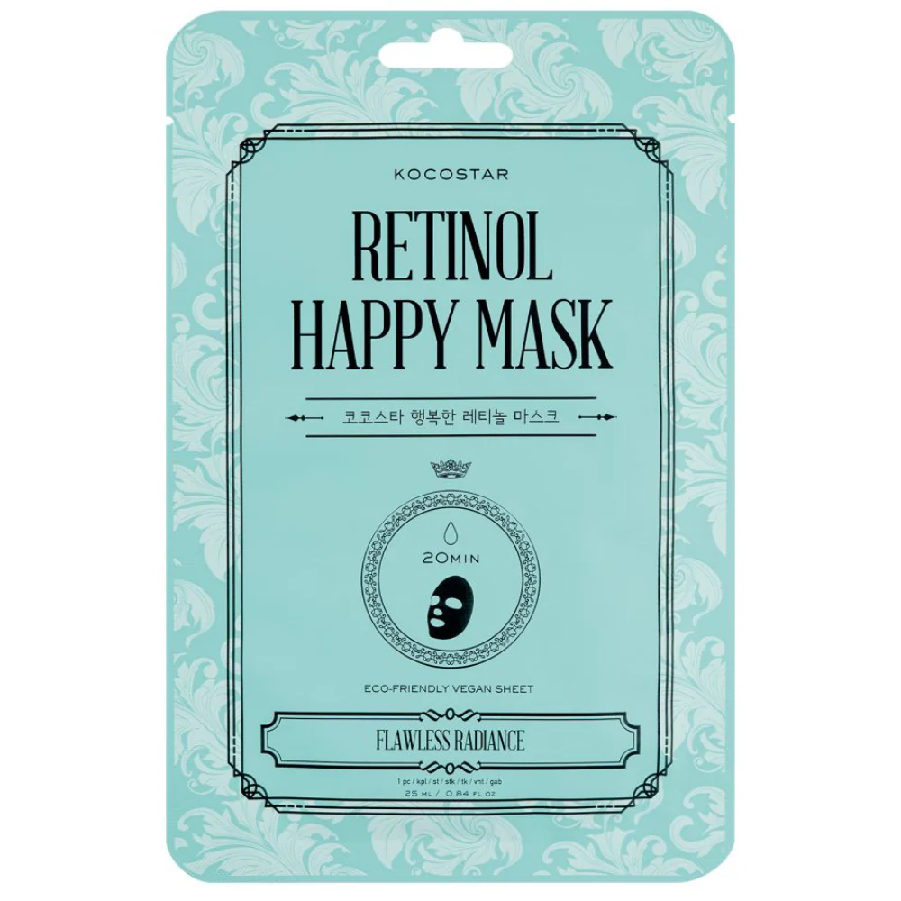 KOCOSTAR Retinol Happy Sheet Mask 25ml