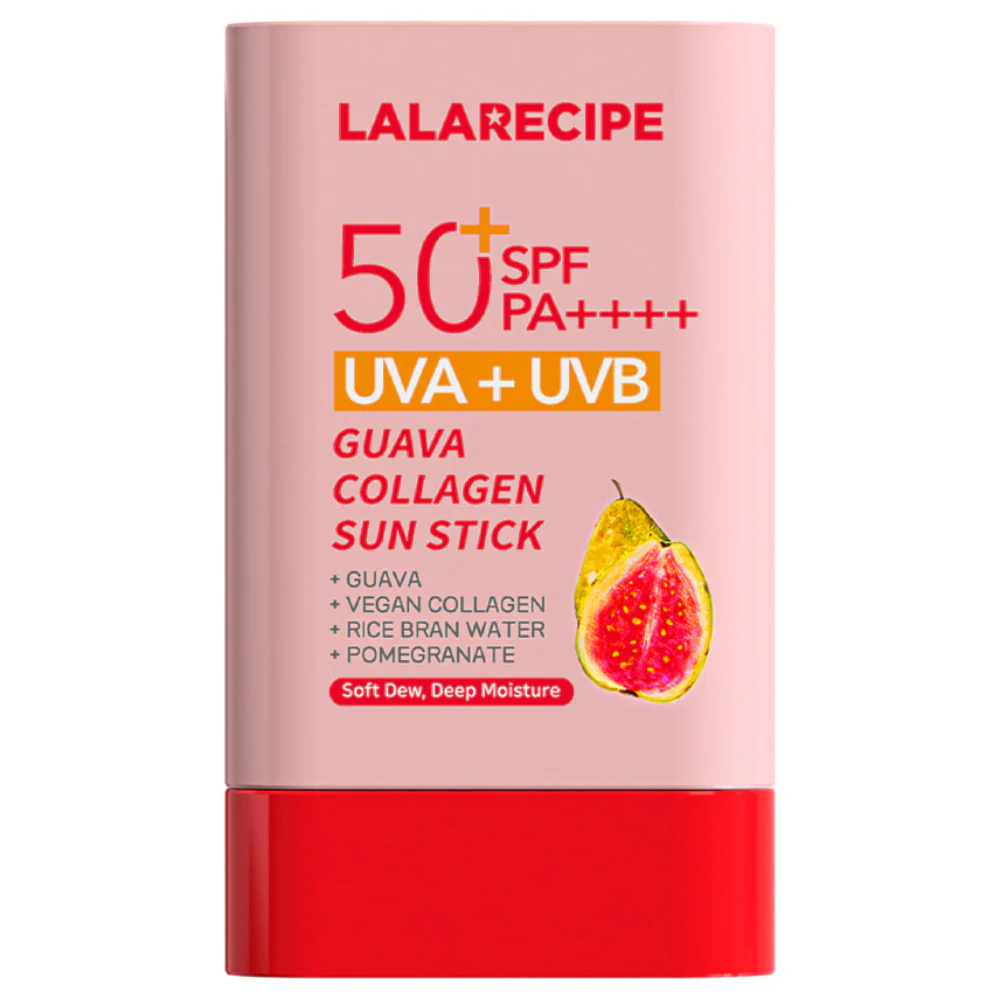 Lalarecipe Guava Collagen Sun Stick PA++++ SPF50+ 20g