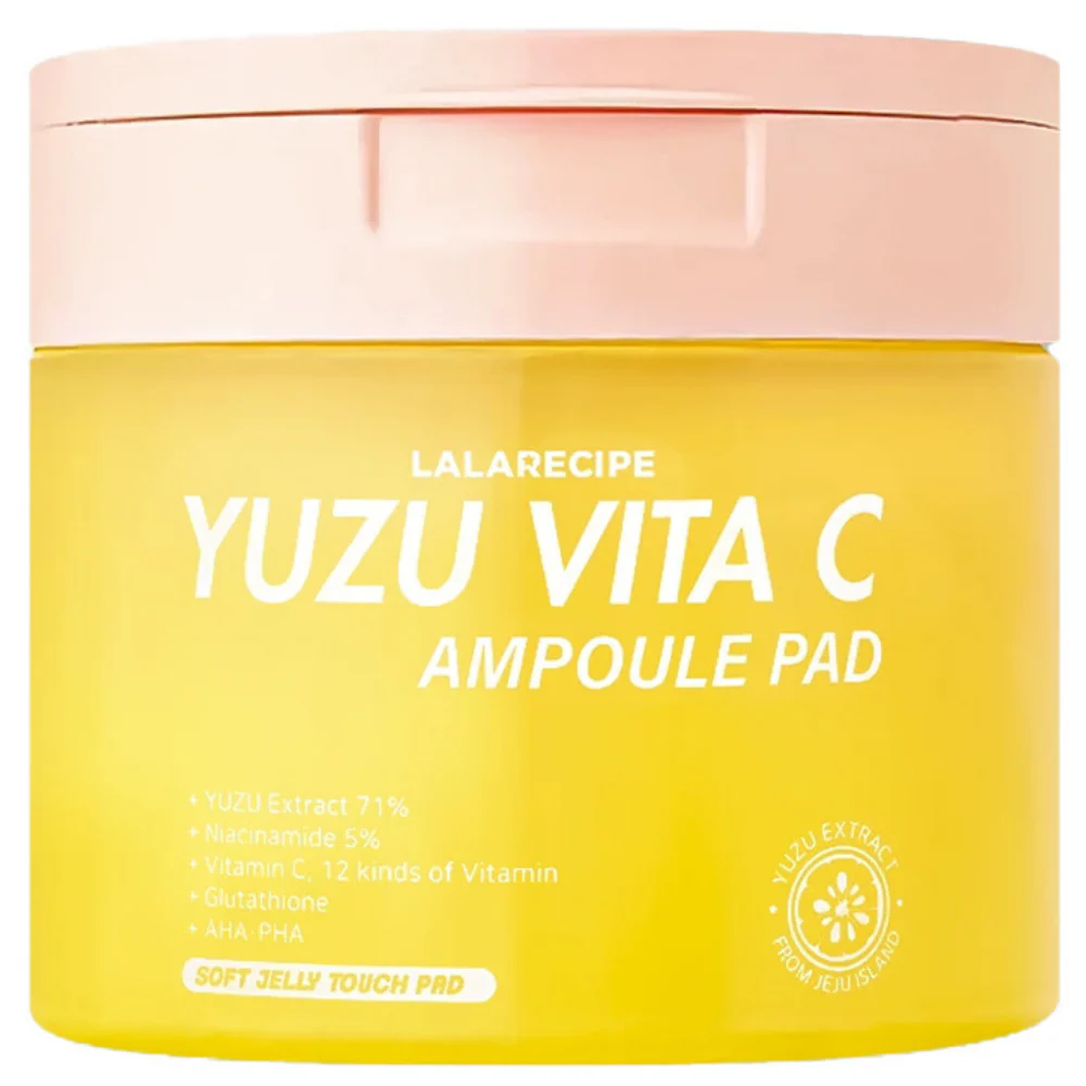 Lalarecipe Yuzu Vita C Ampoule Soft Jelly Touch Pads x80