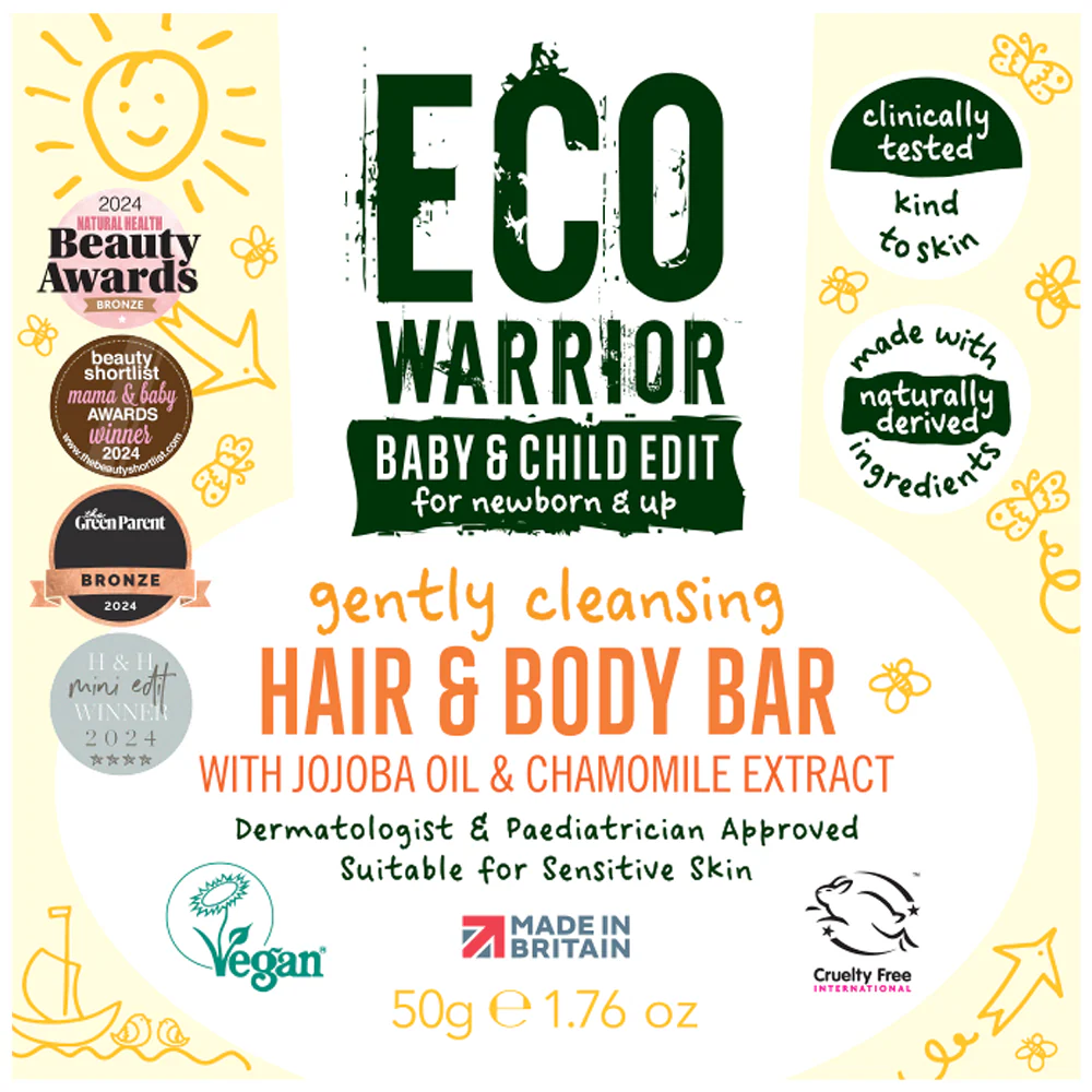 Little Soap Company Eco Warrior Baby & Child Gently Cleansing Hair & Body Bar 50g