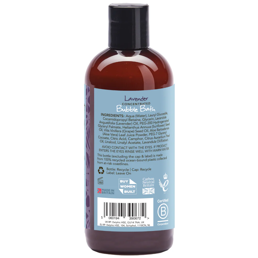 Little Soap Company Organic Concentrated Bubble Bath Pure Lavender 250ml - Image 2