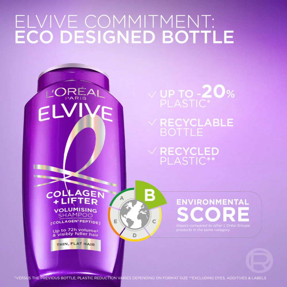 L'Oreal Paris Elvive Collagen Lifter Volumising Shampoo 250ml - Image 10