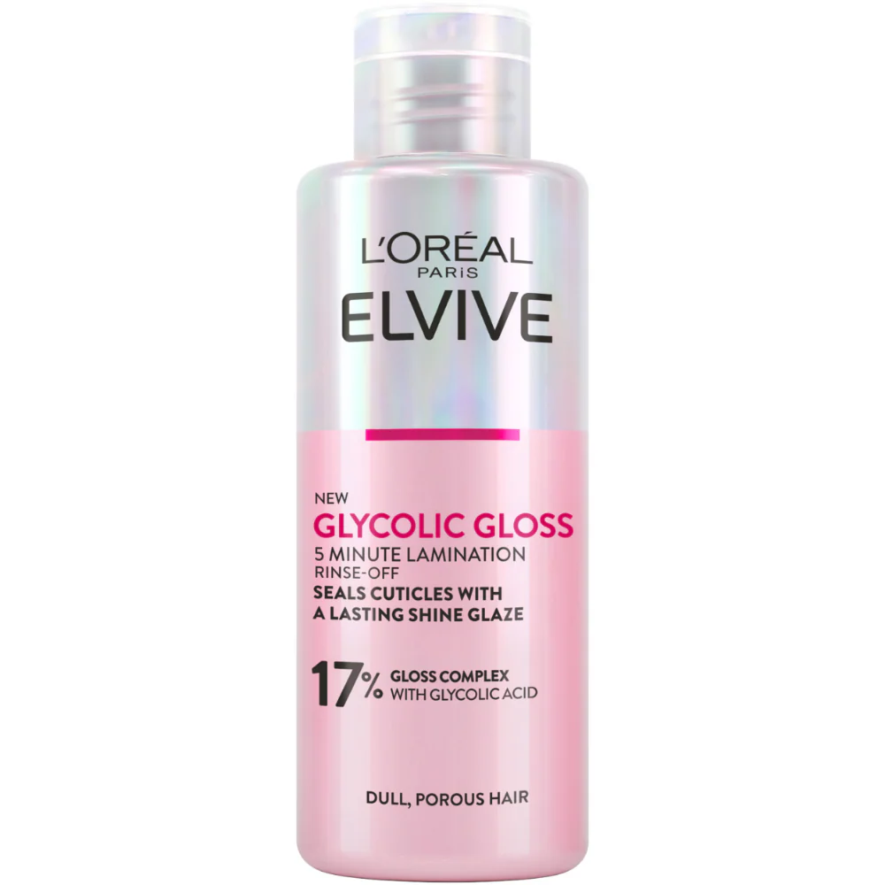 L'Oreal Paris Elvive Glycolic Gloss 5-Minute Rinse-Off Lamination Treatment 200ml