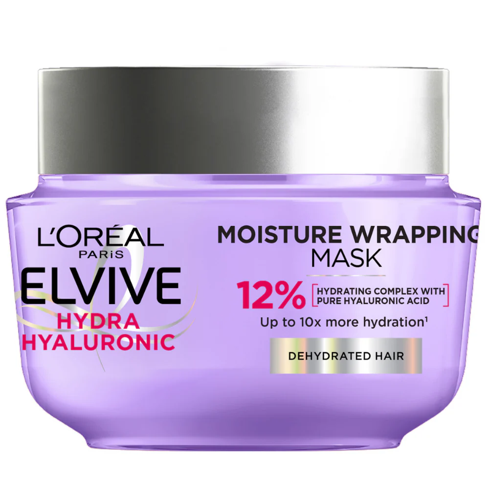 L'Oreal Paris Elvive Hydra Hyaluronic 72H Moisture Wrapping Hair Mask 300ml