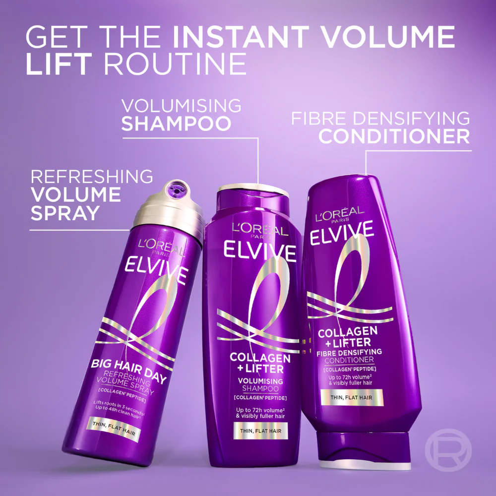 L'Oreal Paris Elvive Volume Collagen Root Lift Spray 200ml - Image 11