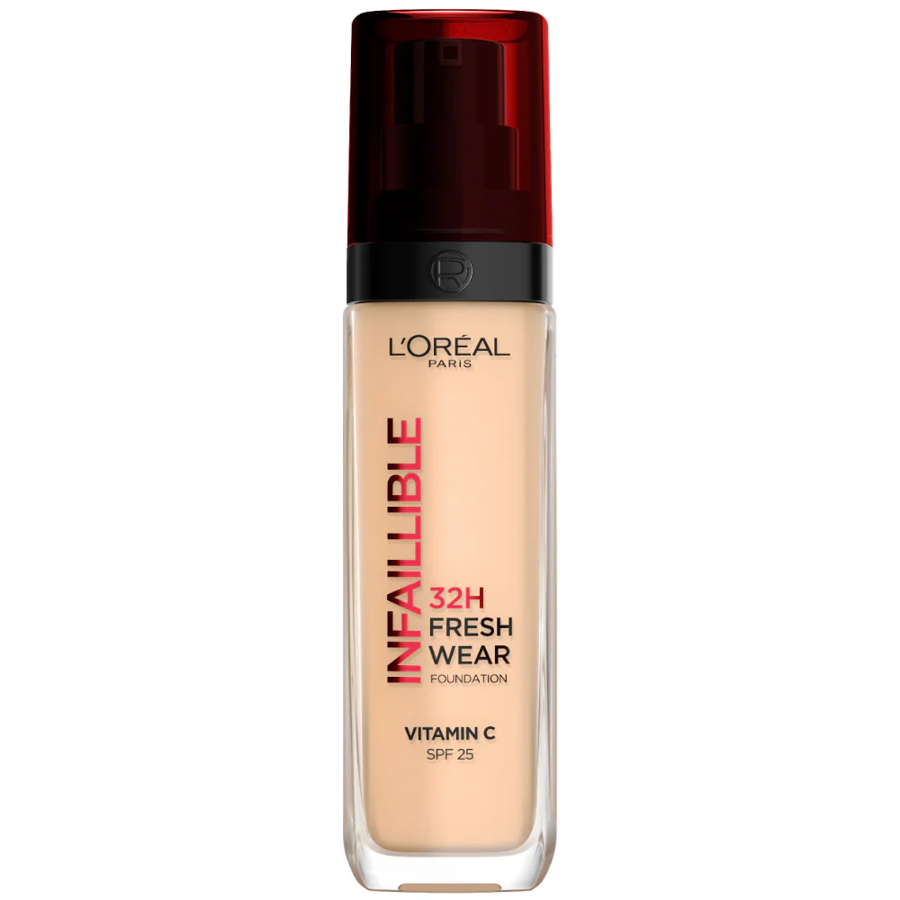L'Oreal Paris Infallible 32H Fresh Wear Vitamin C Foundation SPF25 35ml - Image 33