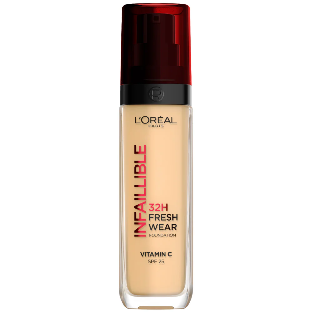 L'Oreal Paris Infallible 32H Fresh Wear Vitamin C Foundation SPF25 35ml - Image 7