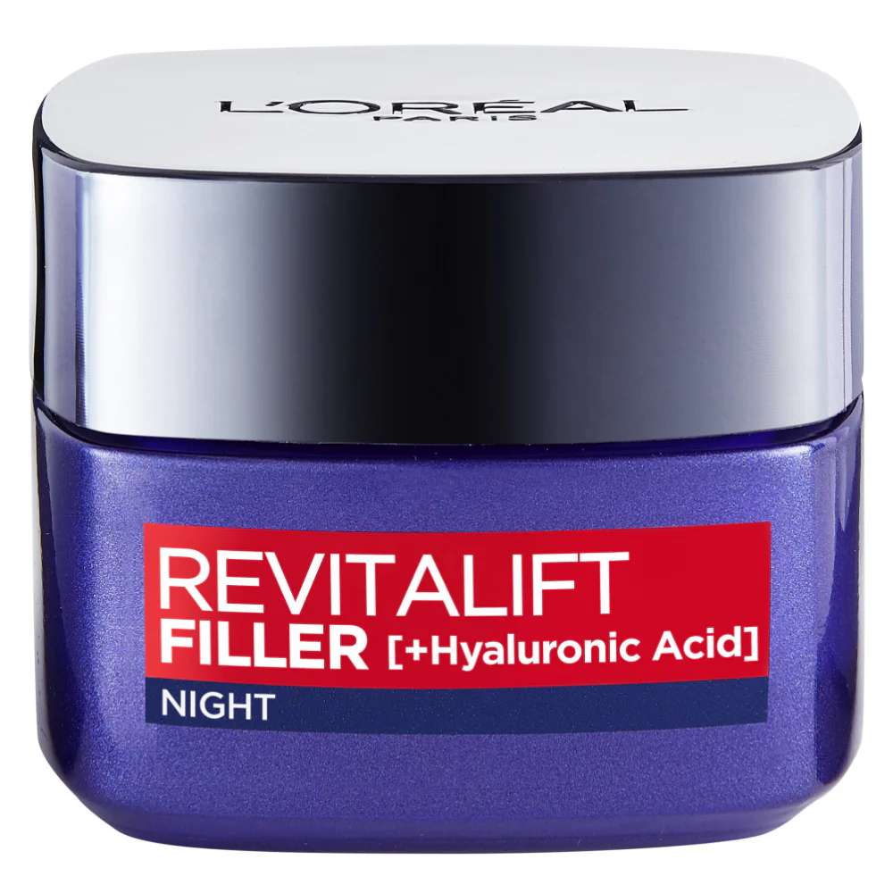L'Oreal Paris Revitalift Filler Replumping Care Anti-Ageing Night Cream 50ml