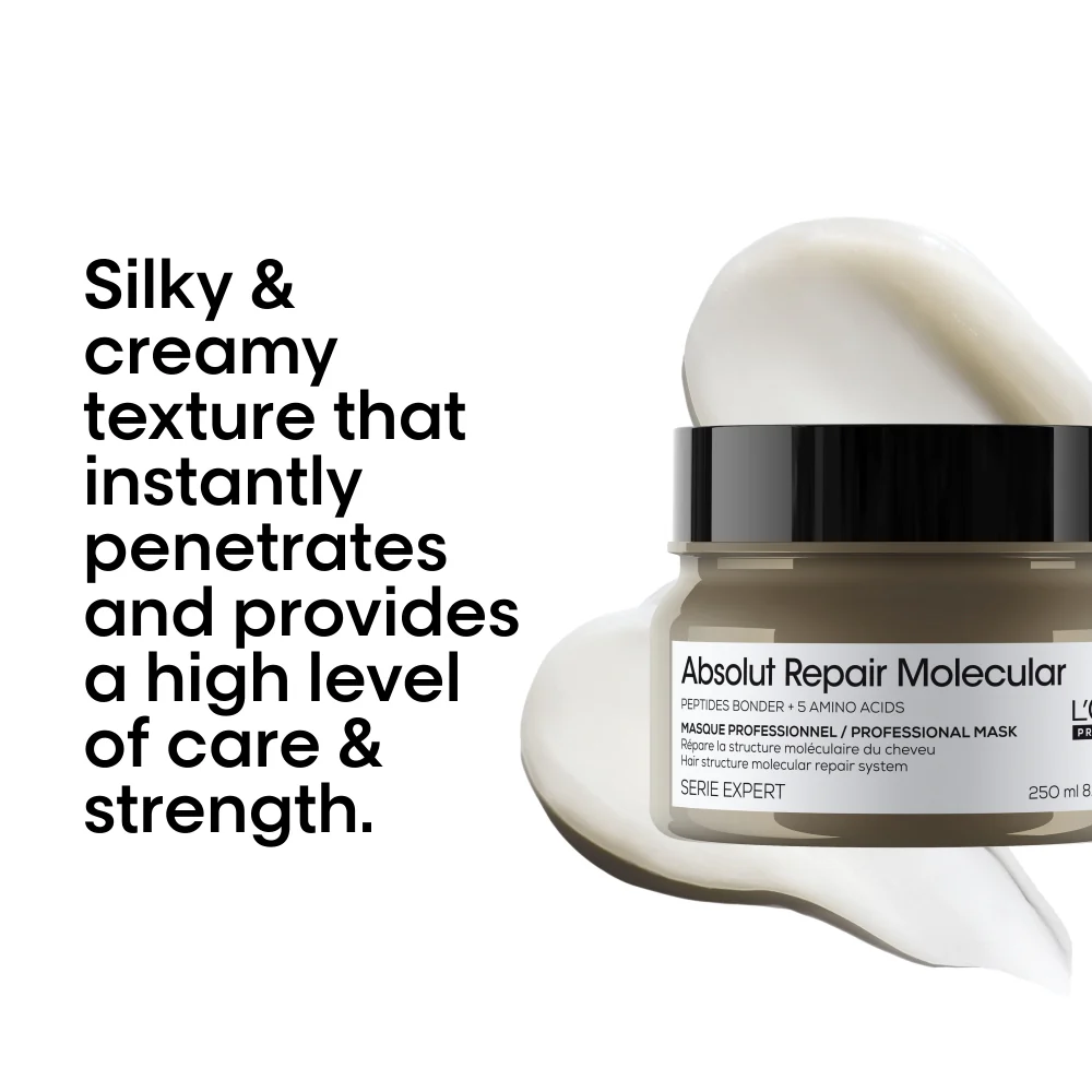 L'Oreal Professionnel Serie Expert Absolut Repair Molecular Rinse-Off Treatment Mask 250ml - Image 17