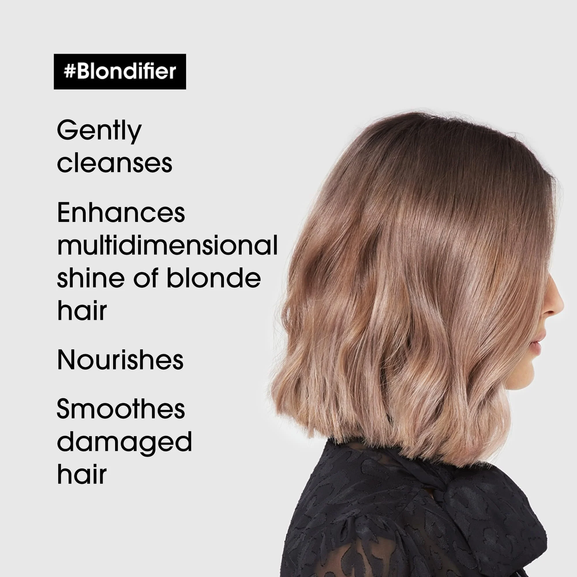 L'Oreal Professionnel Serie Expert Blondifier Gloss Resurfacing + Illuminating Shampoo 1500ml - Image 3
