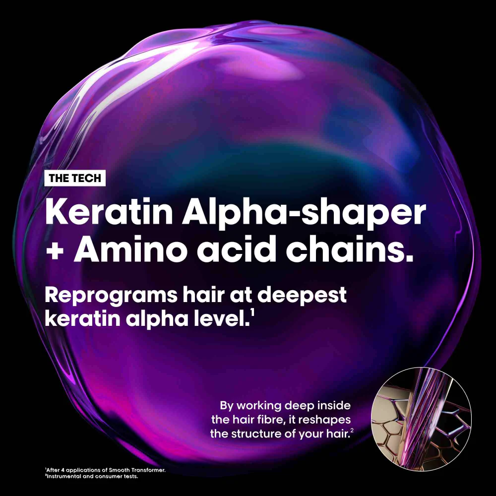 L'Oreal Professionnel Serie Expert Keratin Alpha Sleek Shampoo 300ml - Image 3