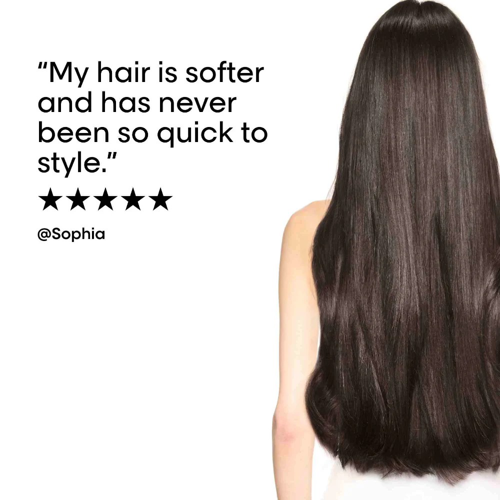 L'Oreal Professionnel Serie Expert Keratin Alpha Sleek Shampoo 300ml, Hair Mask 250ml & Hair Serum 50ml Trio - Image 10