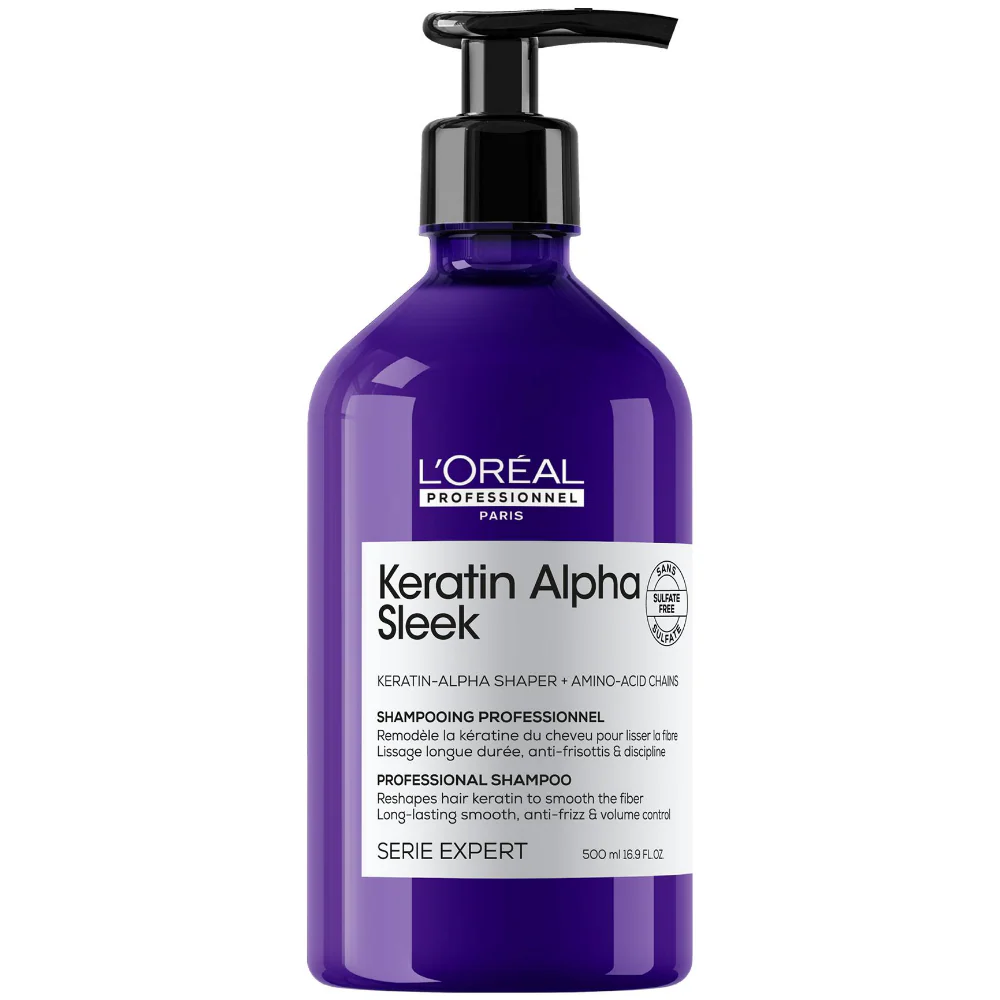 L'Oreal Professionnel Serie Expert Keratin Alpha Sleek Shampoo 500ml