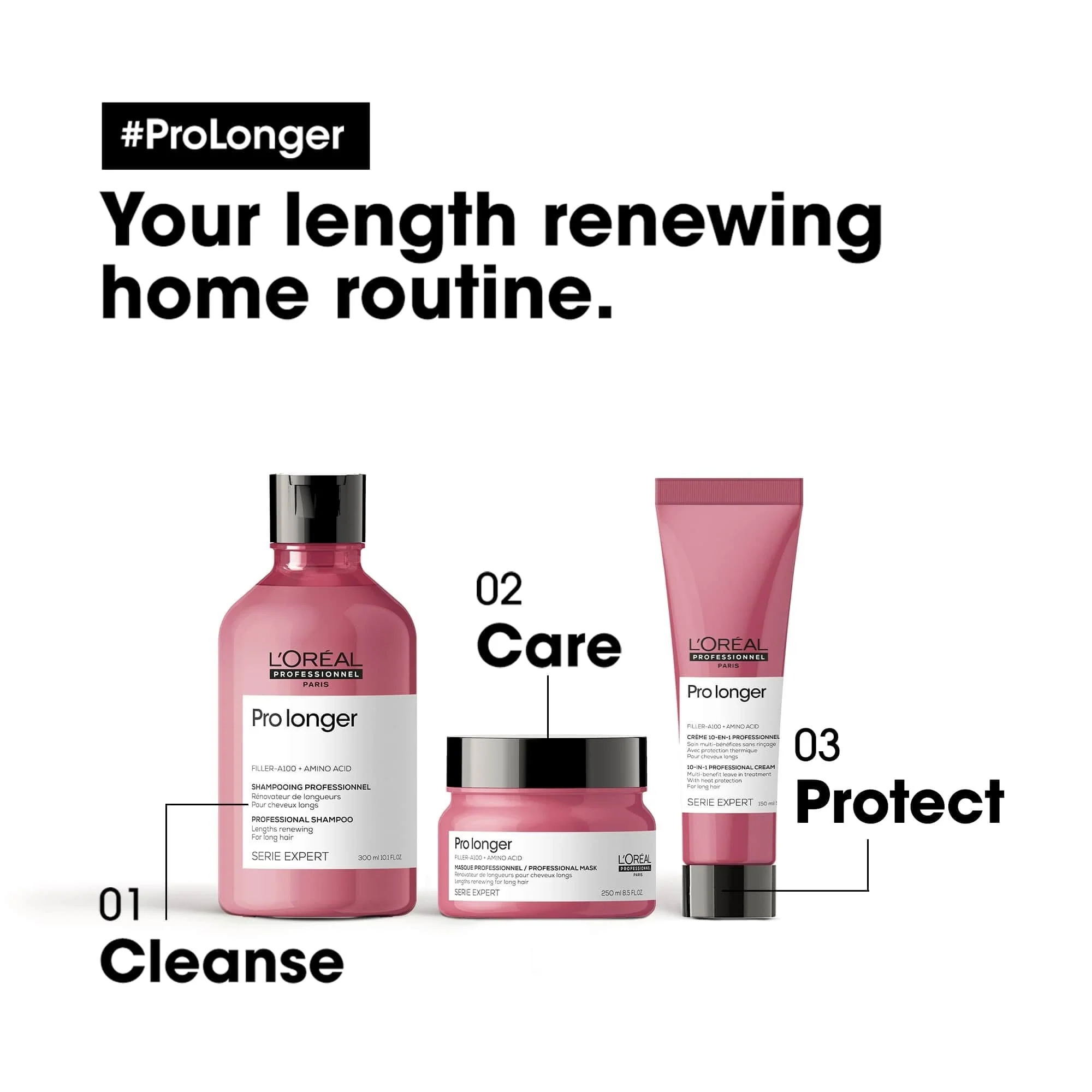 L'Oreal Professionnel Serie Expert Pro Longer 10-In-1 Multi-Benefit Leave-In Treatment Cream 150ml - Image 5