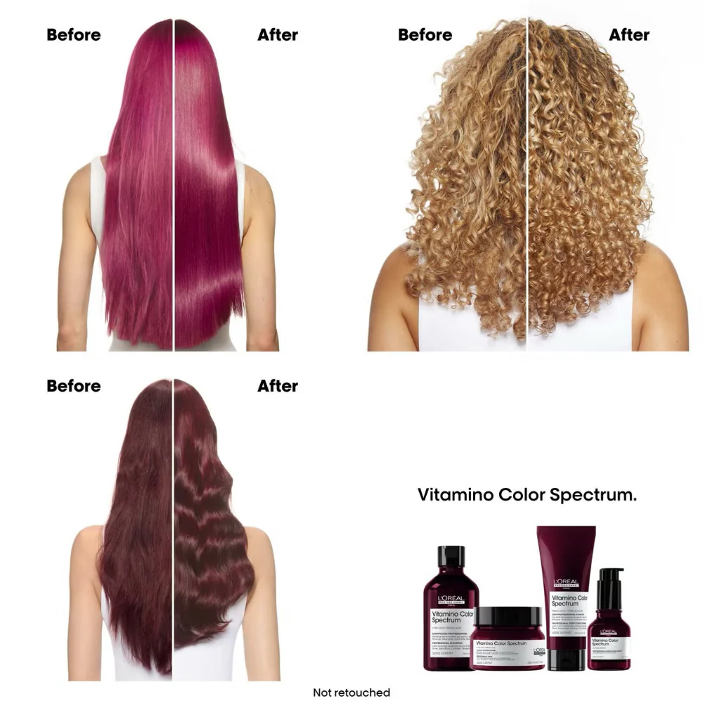 L'Oreal Professionnel Serie Expert Vitamino Colour Spectrum Glass Shine Hair Serum 30ml - Image 5