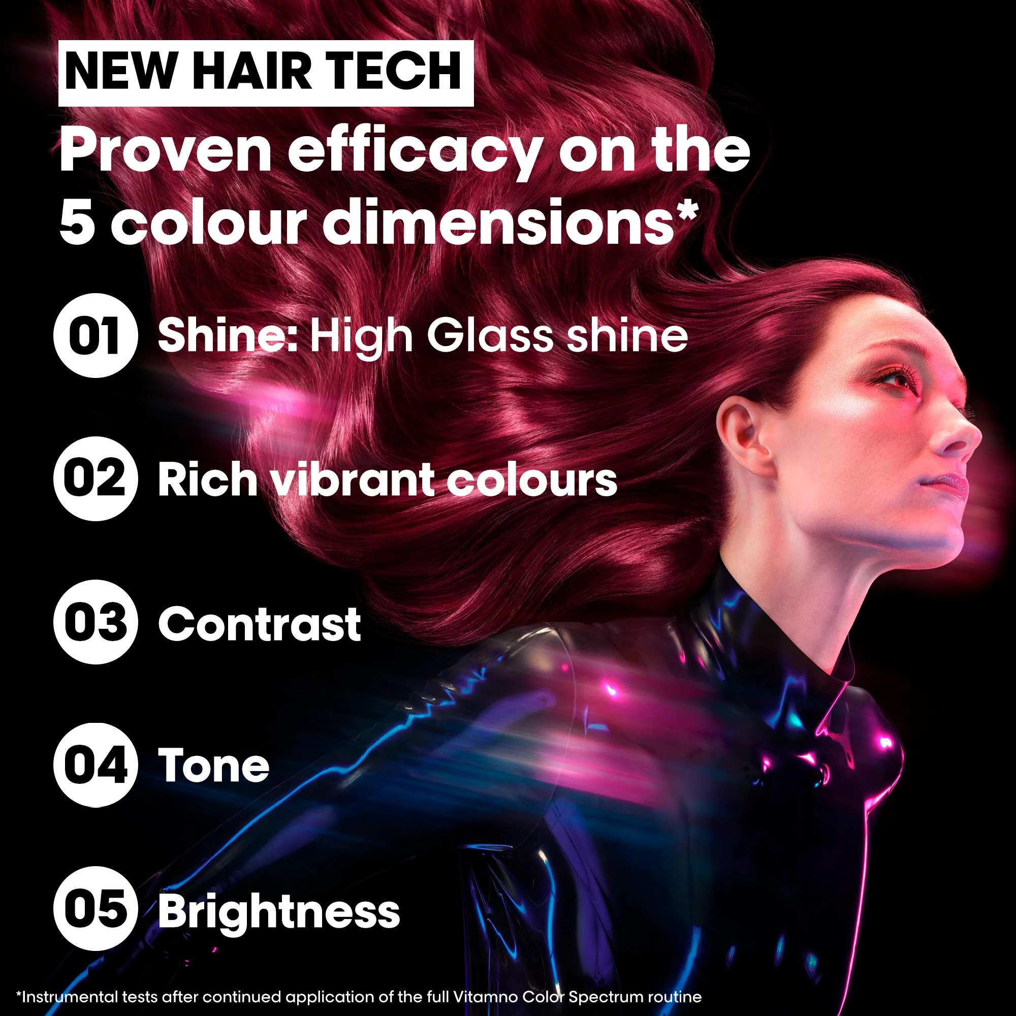 L'Oreal Professionnel Serie Expert Vitamino Colour Spectrum Shampoo, Mask & Serum Trio - Image 4