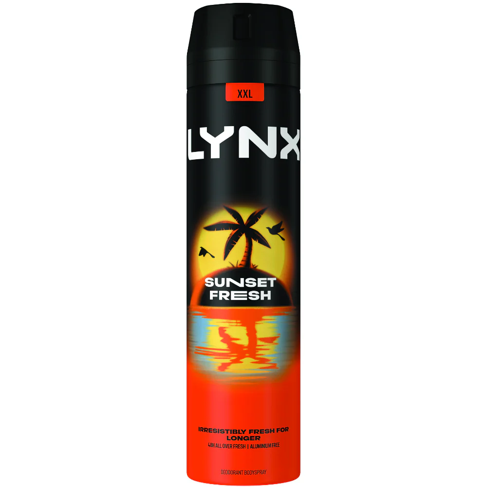 Lynx XXL Sunset Fresh 48h Mango & Mandarin Deodorant Body Spray 250ml