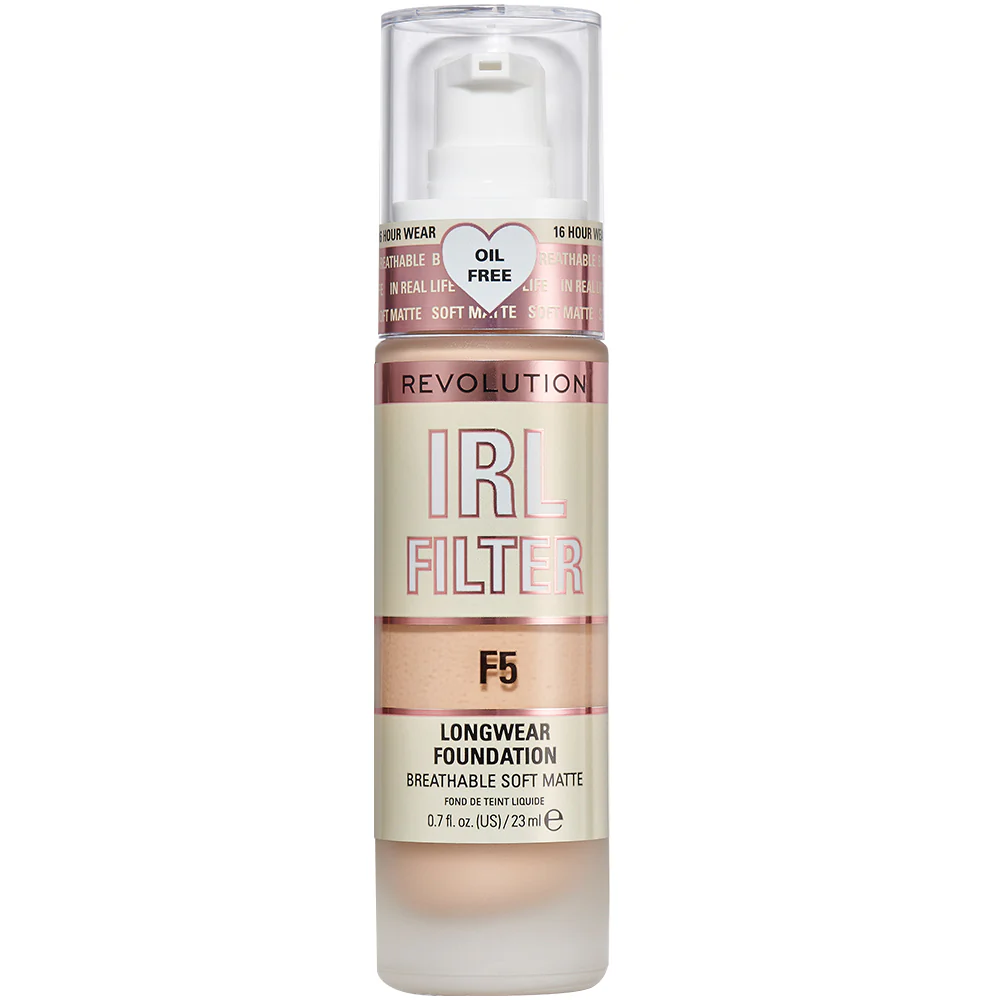 Makeup Revolution IRL Filter Longwear Foundation 23ml - Image 6