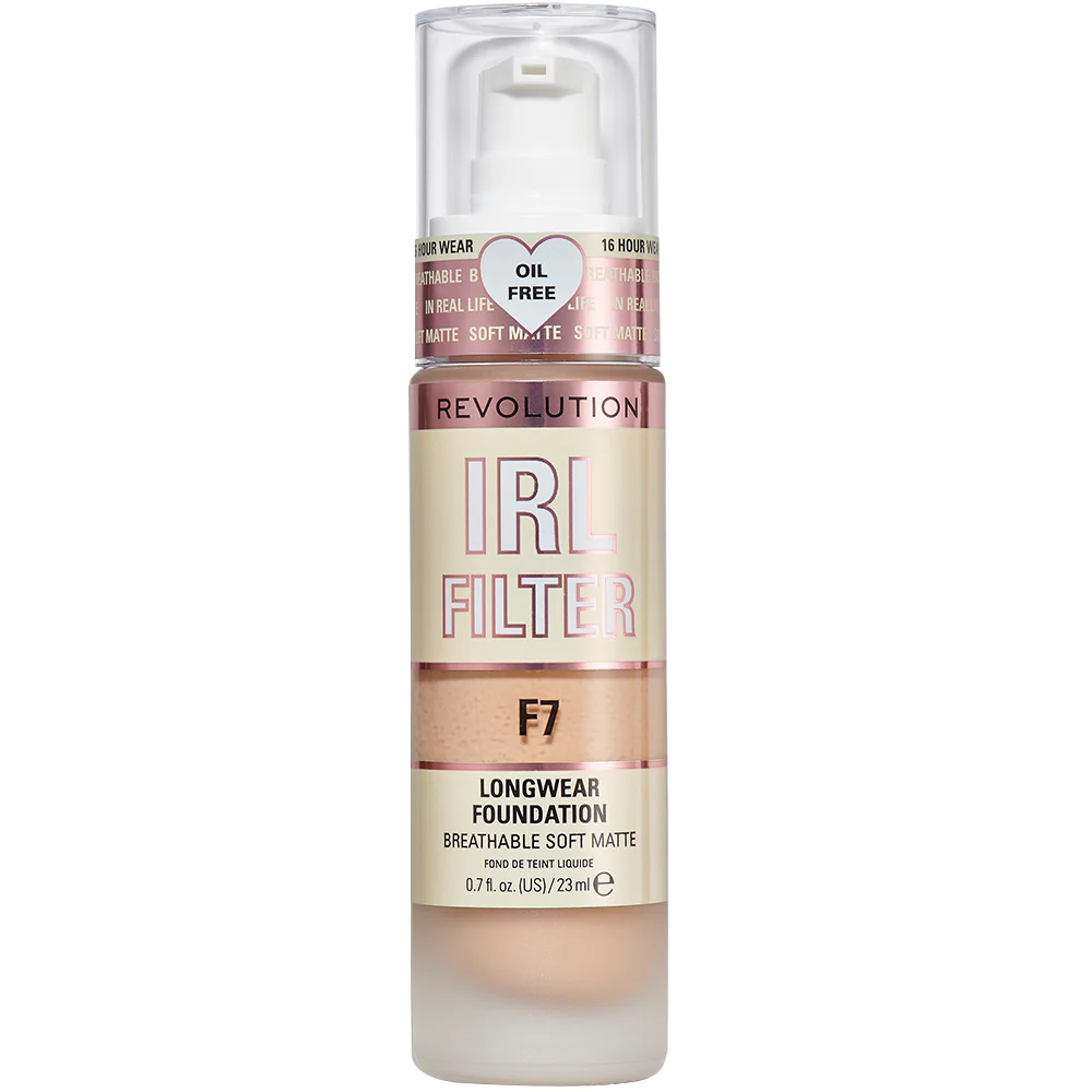 Makeup Revolution IRL Filter Longwear Foundation 23ml - Image 8