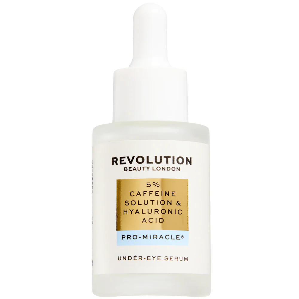 Makeup Revolution Pro Miracle 5% Caffeine Solution & Hyaluronic Acid Under Eye Serum 30ml