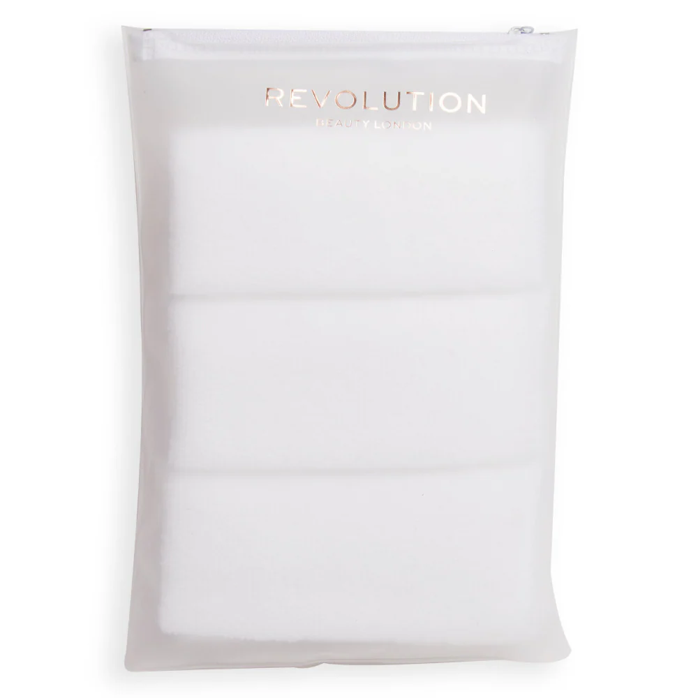 Makeup Revolution Pro Miracle Microfibre Cleansing Clothes White Pack of 3