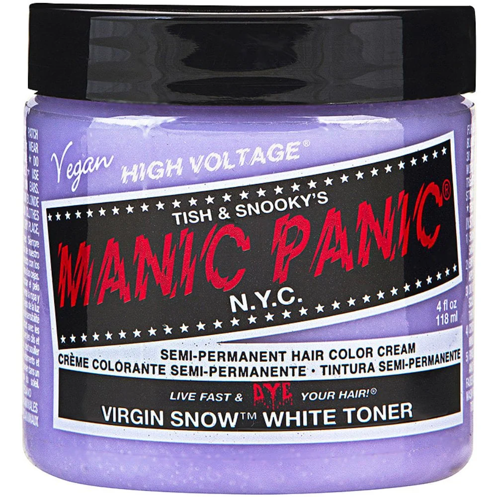 Manic Panic High Voltage Classic Hair Colour Cream Virgin Snow 118ml