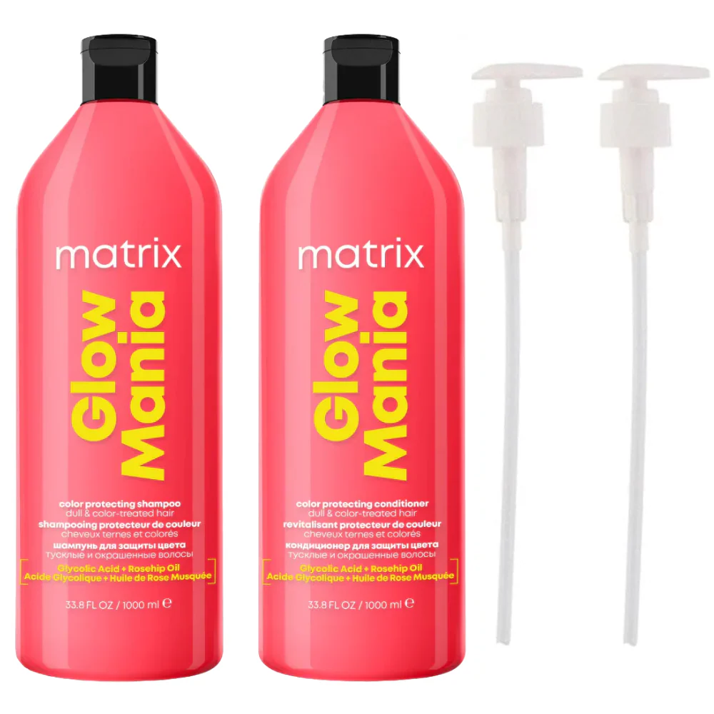 Matrix Glow Mania Colour Protecting Shampoo & Conditioner Twin 2 x 1000ml