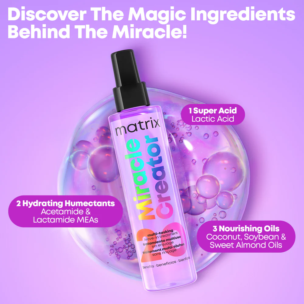 Matrix Total Results Miracle Creator 20 Benefits Multi-Tasking Treatment Spray 190ml - Image 4