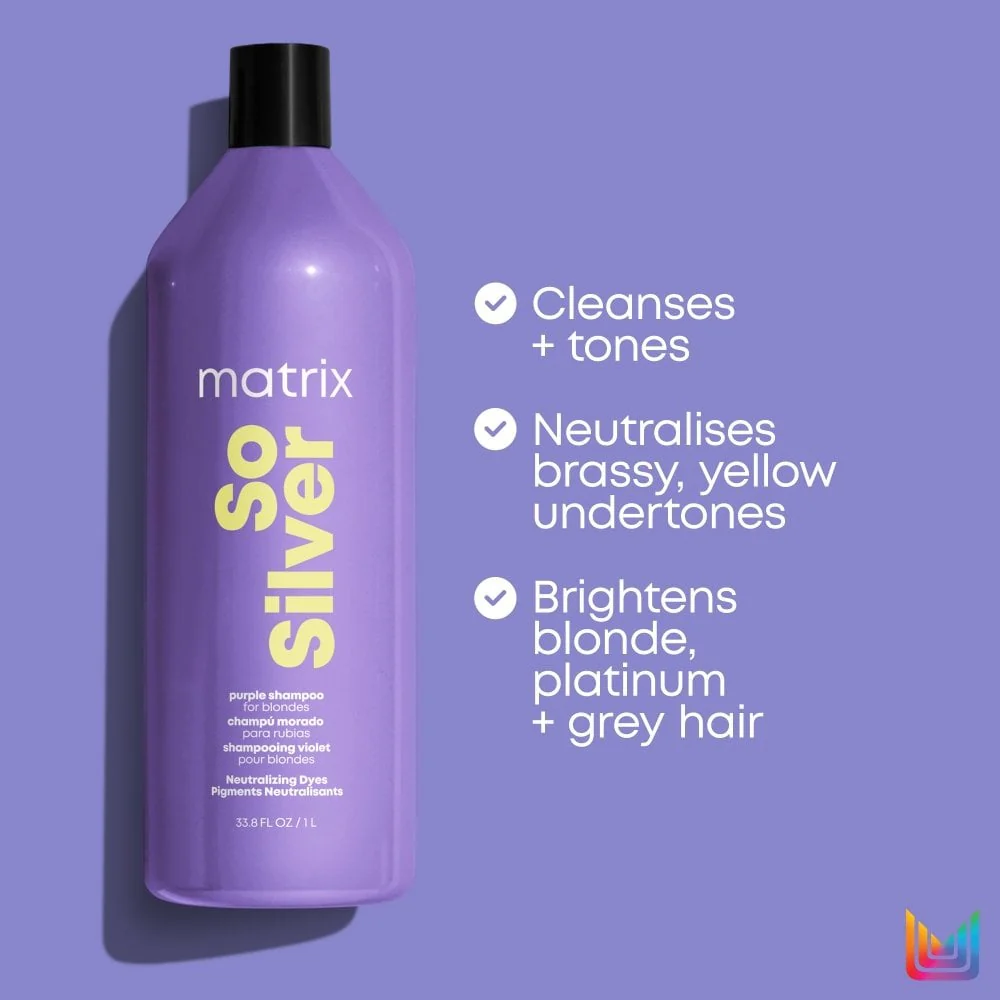 Matrix Total Results So Silver Purple Shampoo & Conditioner Twin 2 x 1000ml - Image 2